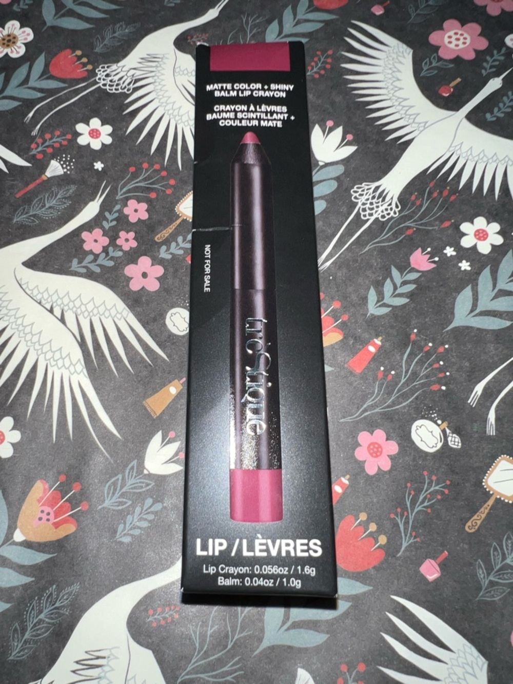 treStique Matte Color + Shiny Balm Lip Crayon - Belize Bordeaux shade